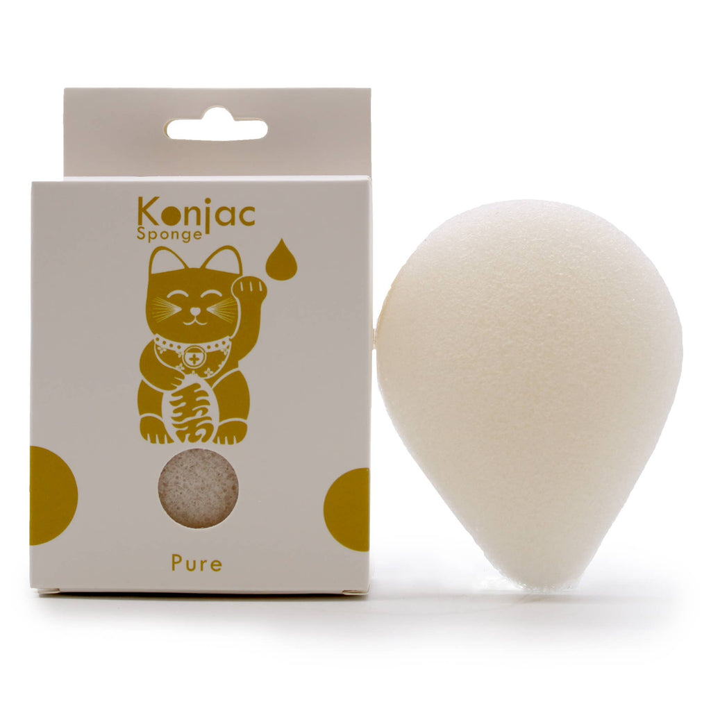 Teardrop Konjac Sponge (Pure or Lavender)