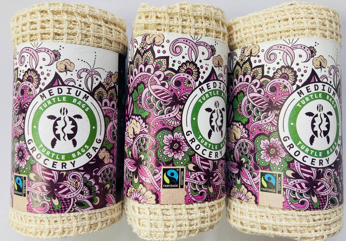 Medium Organic Net Grocery Bag (10 Per Unit)