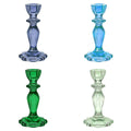 Glass Candle Holder Starter Set, Cool Colours | Summer Decor Gifts |