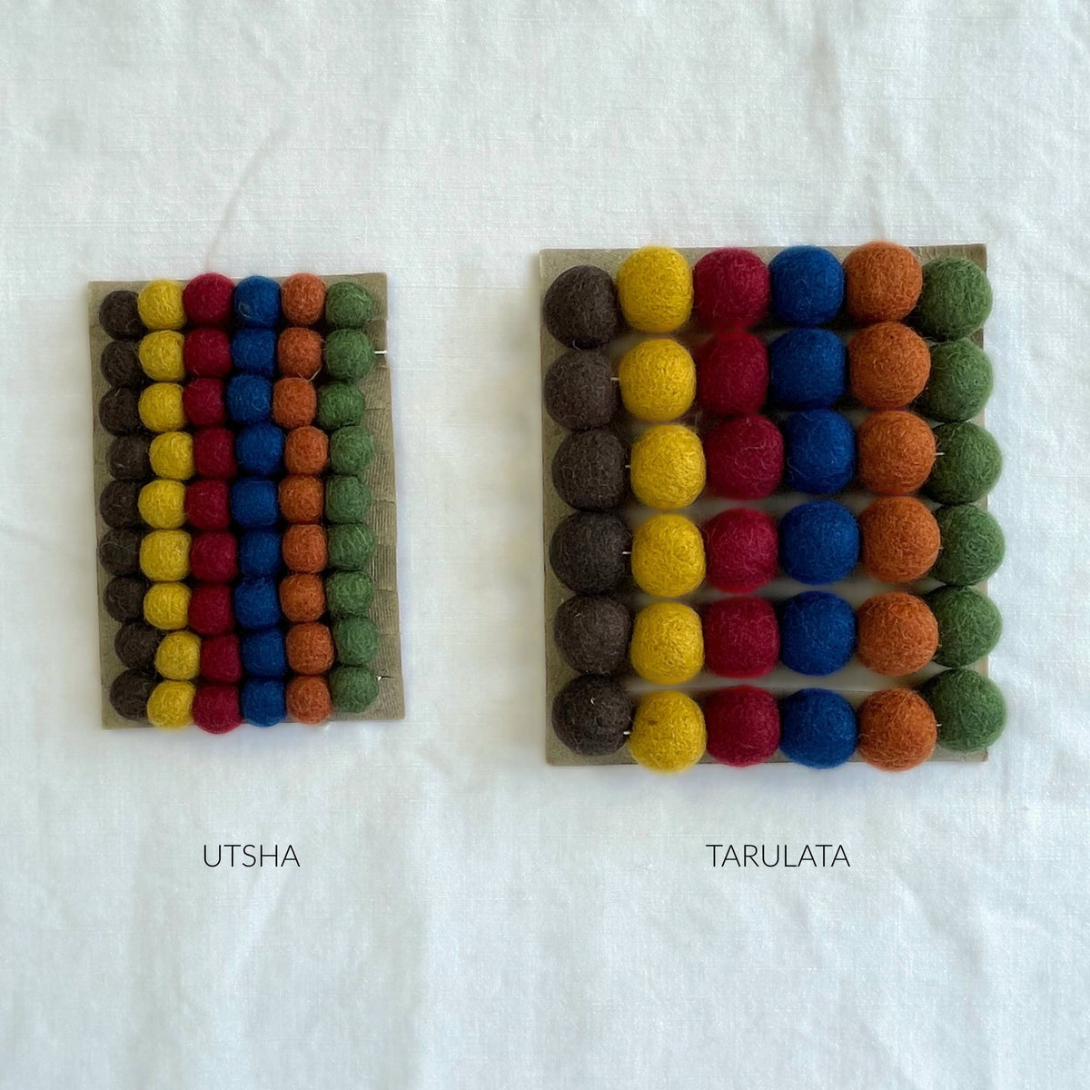 TARUTSHA Boho Felt Ball Pompom Garlands 200cm