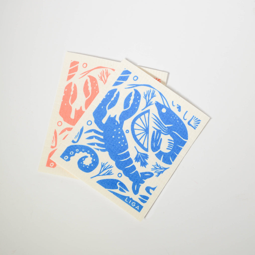 Eco Dishcloth - Seafood Platter