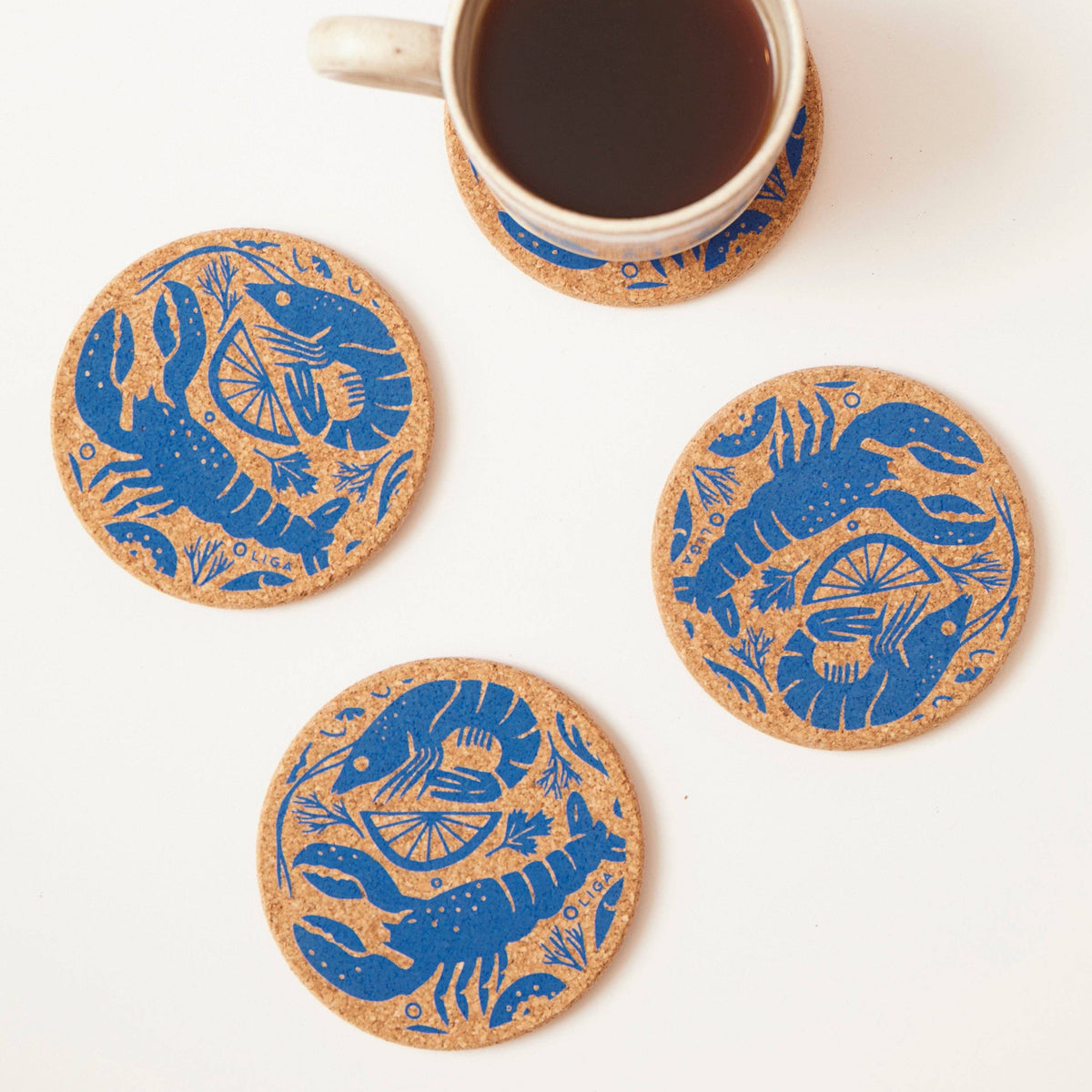 Cork Coaster - Seafood Platter