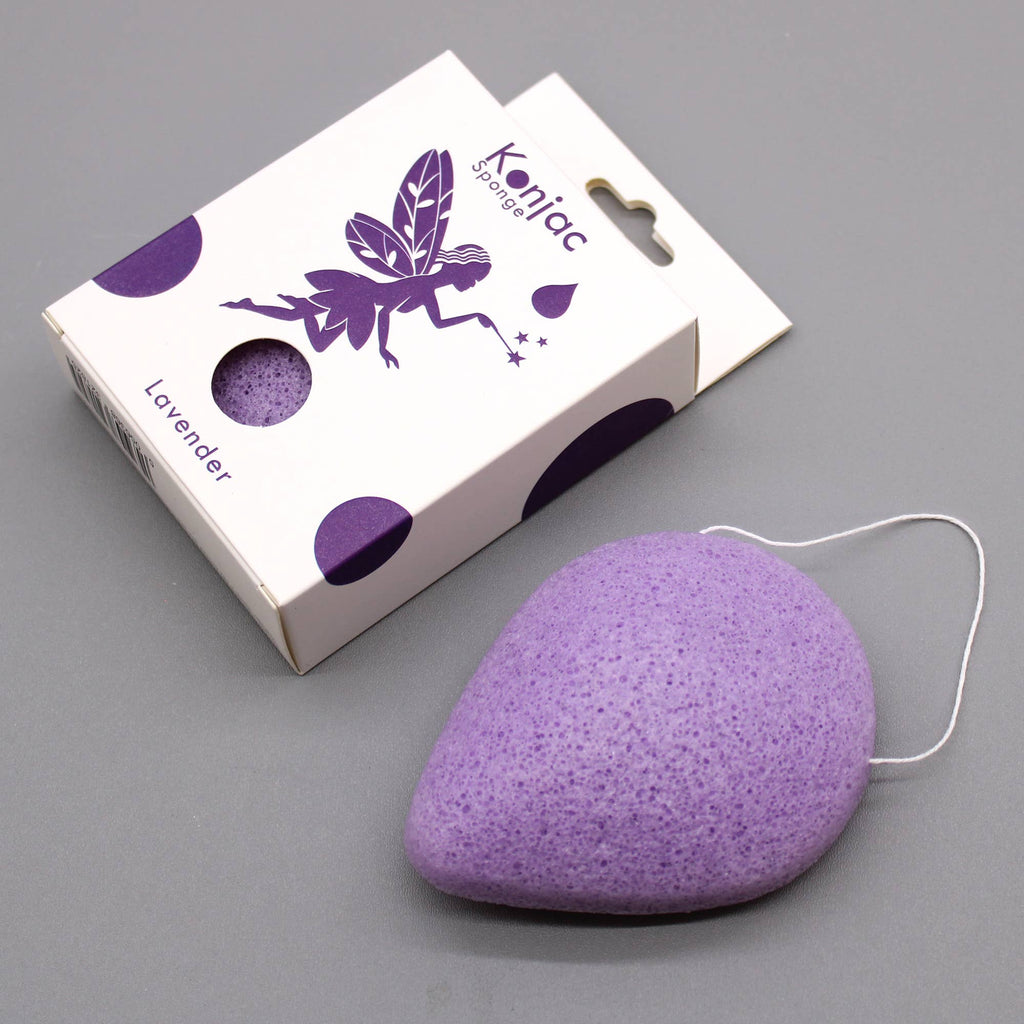 Teardrop Konjac Sponge (Pure or Lavender)