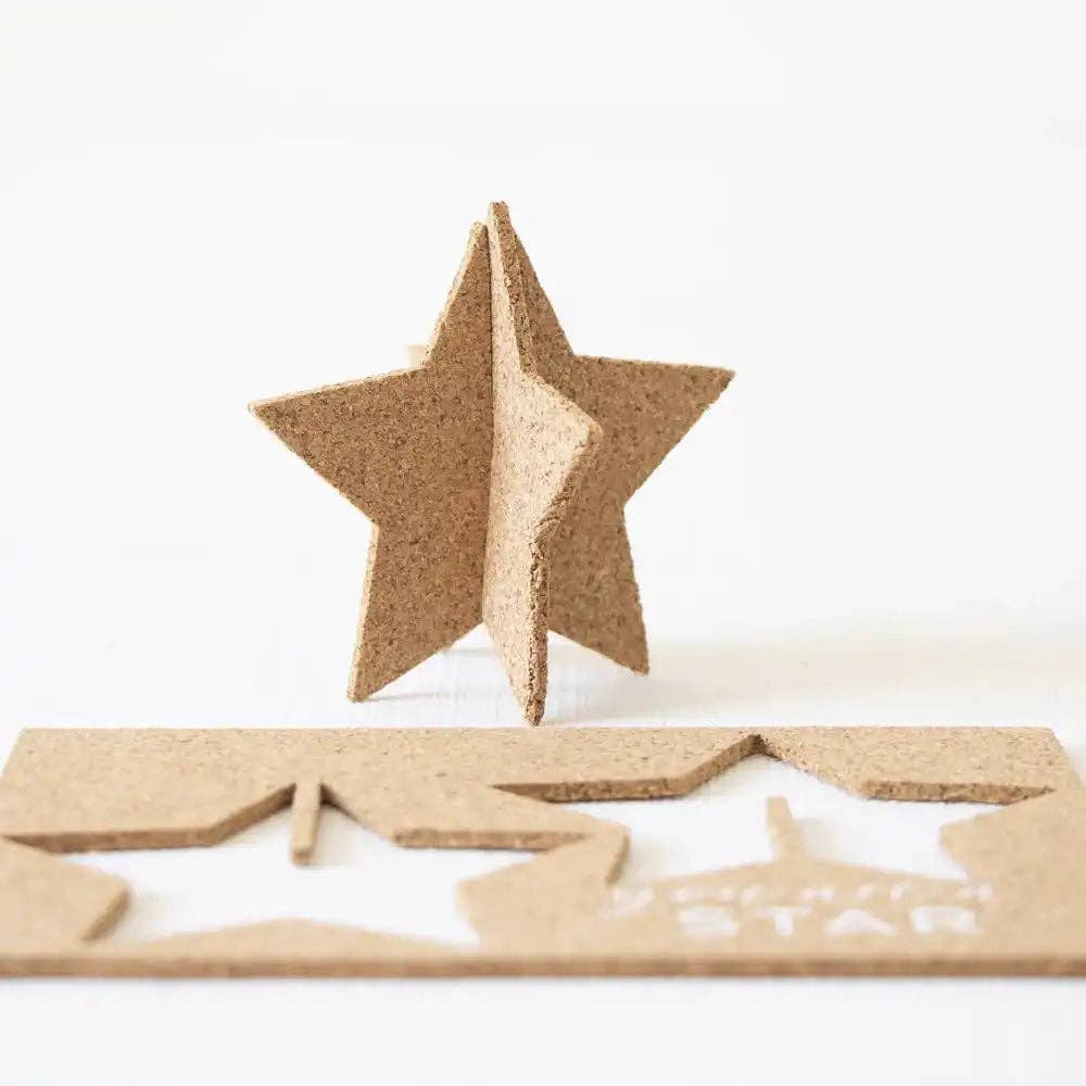 Organic Cork Decoration Pop-A-Cork | Star