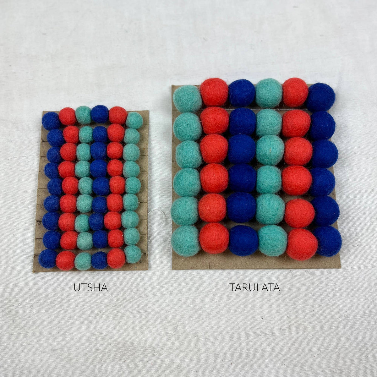 TARUTSHA Boho Felt Ball Pompom Garlands 200cm