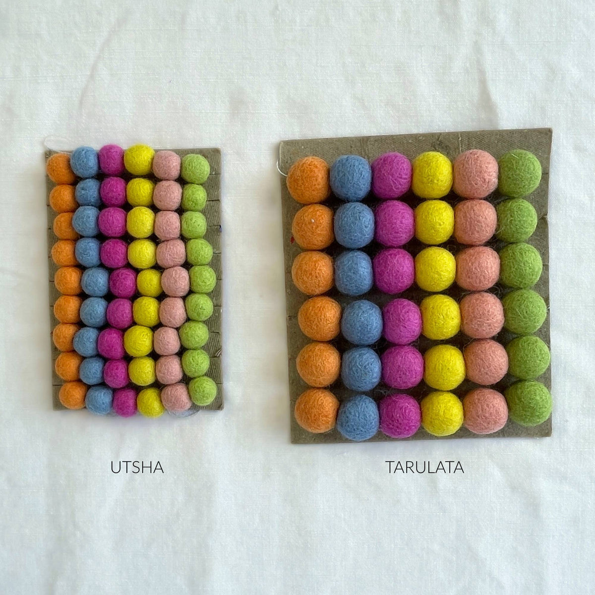 TARUTSHA Boho Felt Ball Pompom Garlands 200cm
