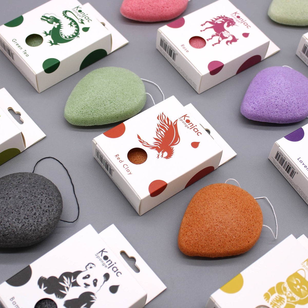 Teardrop Konjac Sponge (Pure or Lavender)