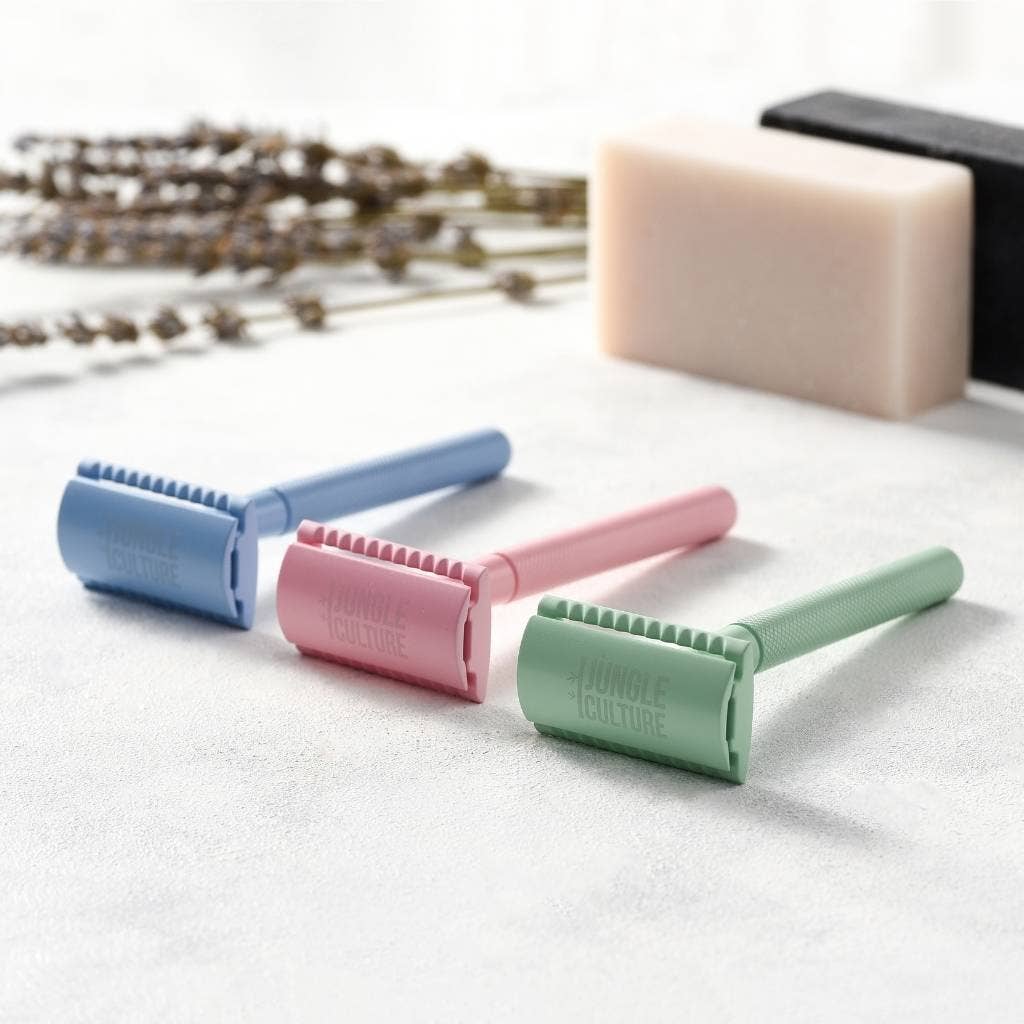 Safety Razor for Women & Men, Reusable Metal Razors (Unisex)