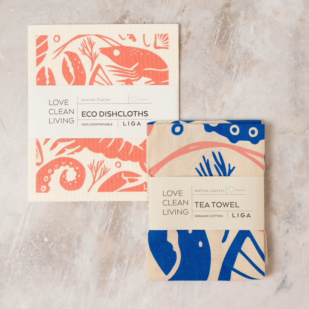 Eco Dishcloth - Seafood Platter