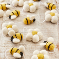 Felt Bee & Daisy Flower Garland