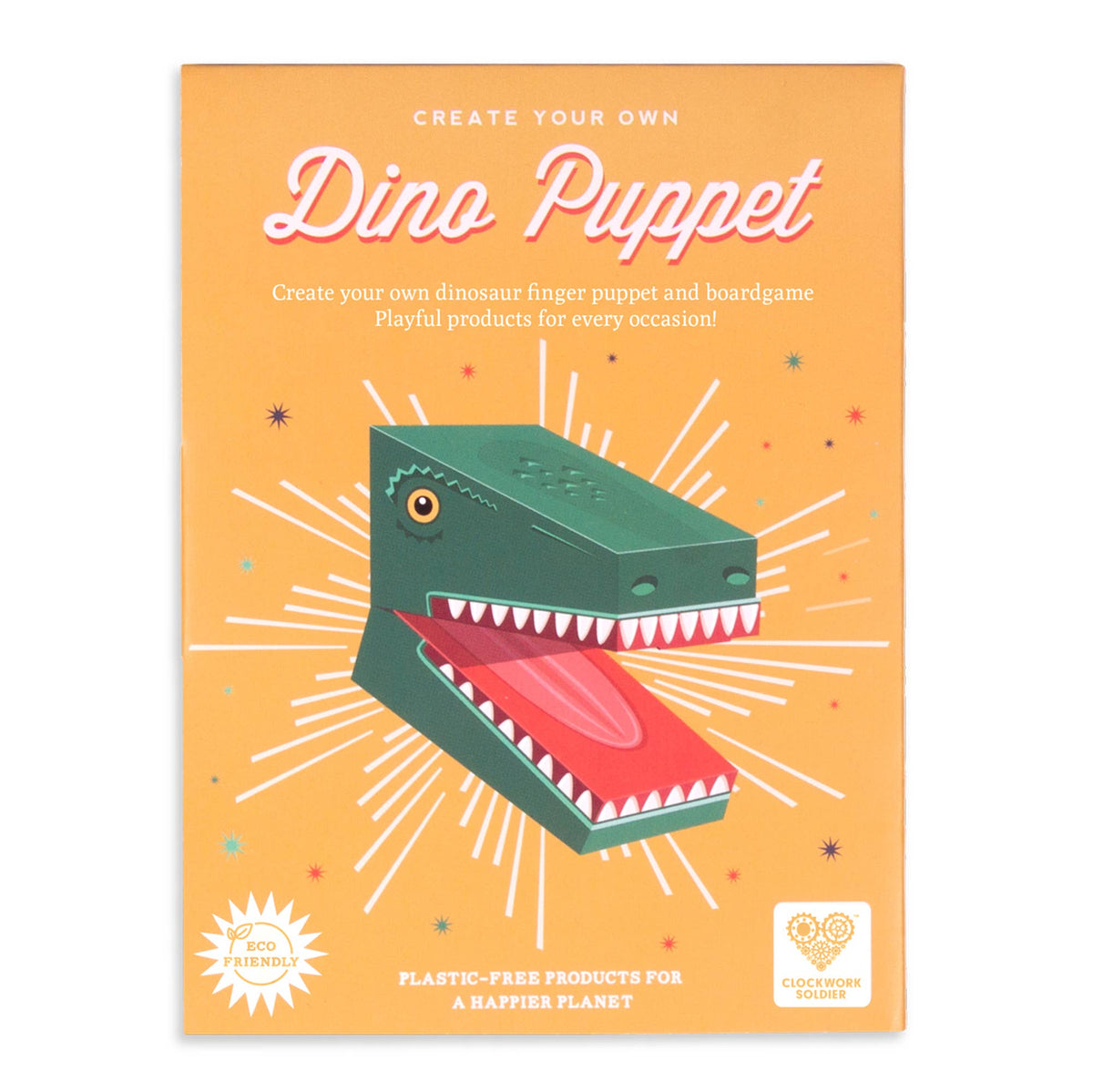 Create Your Own Dino Finger Puppet