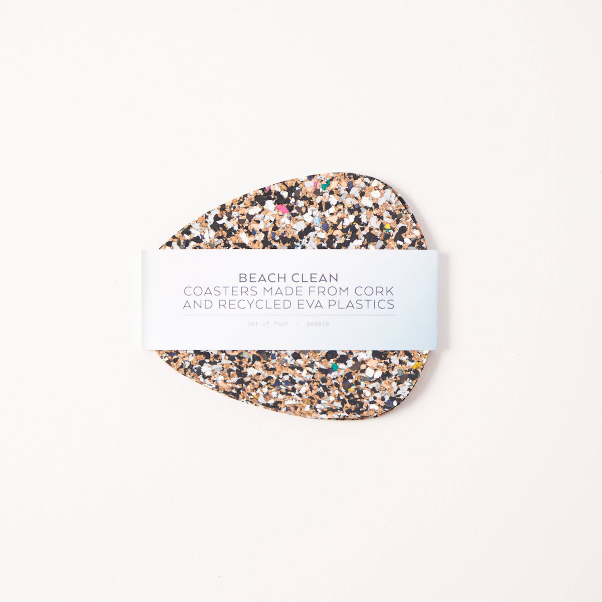 Beach Clean Pebble | Coasters | Set of 4