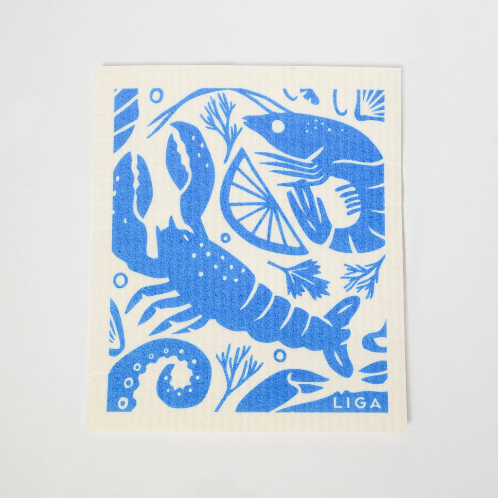 Eco Dishcloth - Seafood Platter