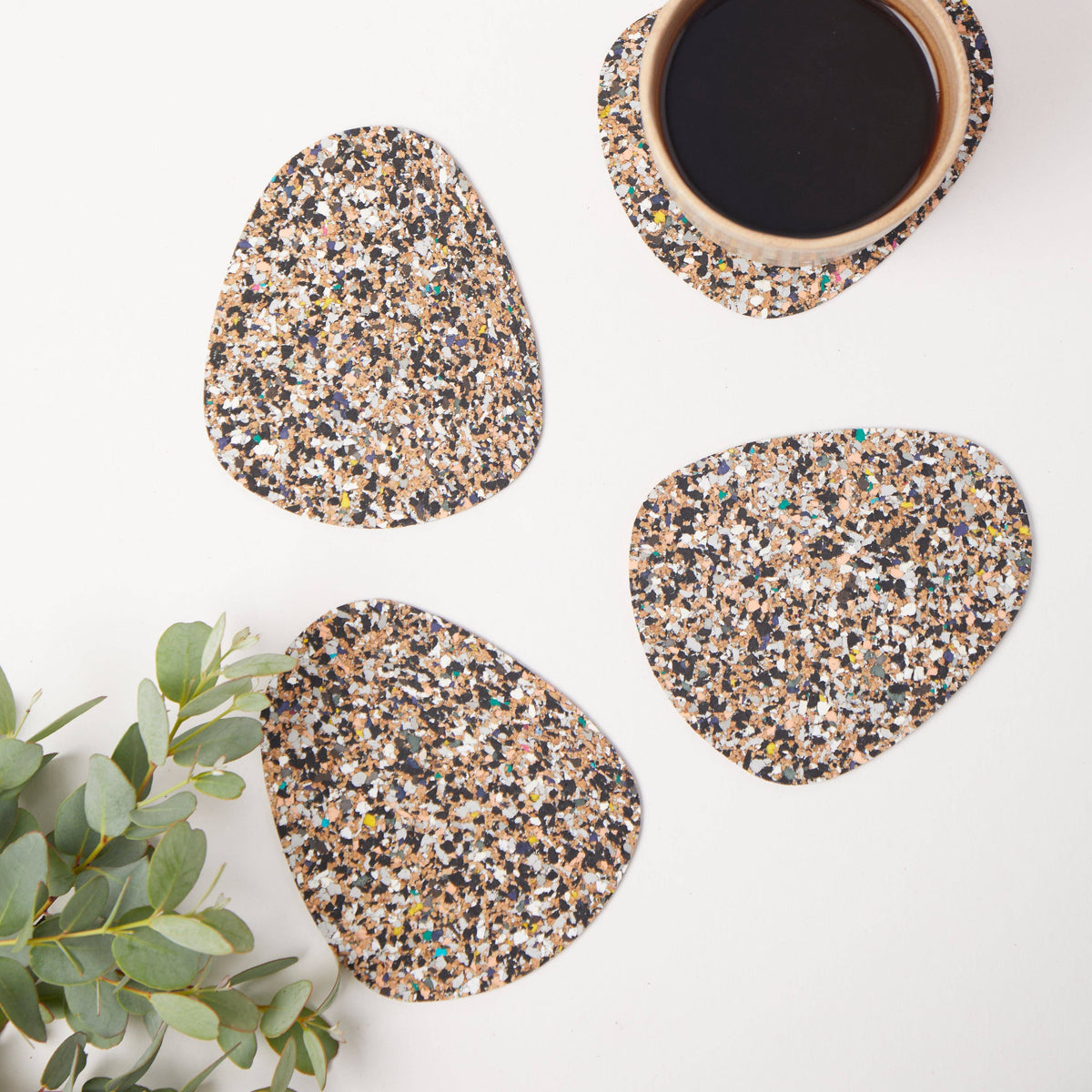 Beach Clean Pebble | Coasters | Set of 4