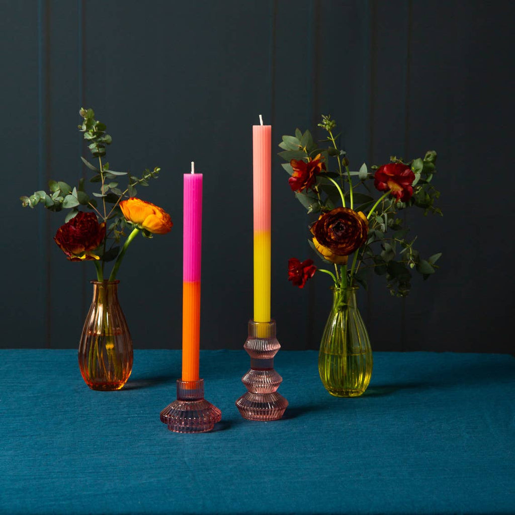 Glass Candle Holders Starter Set | Fall Home Decor |